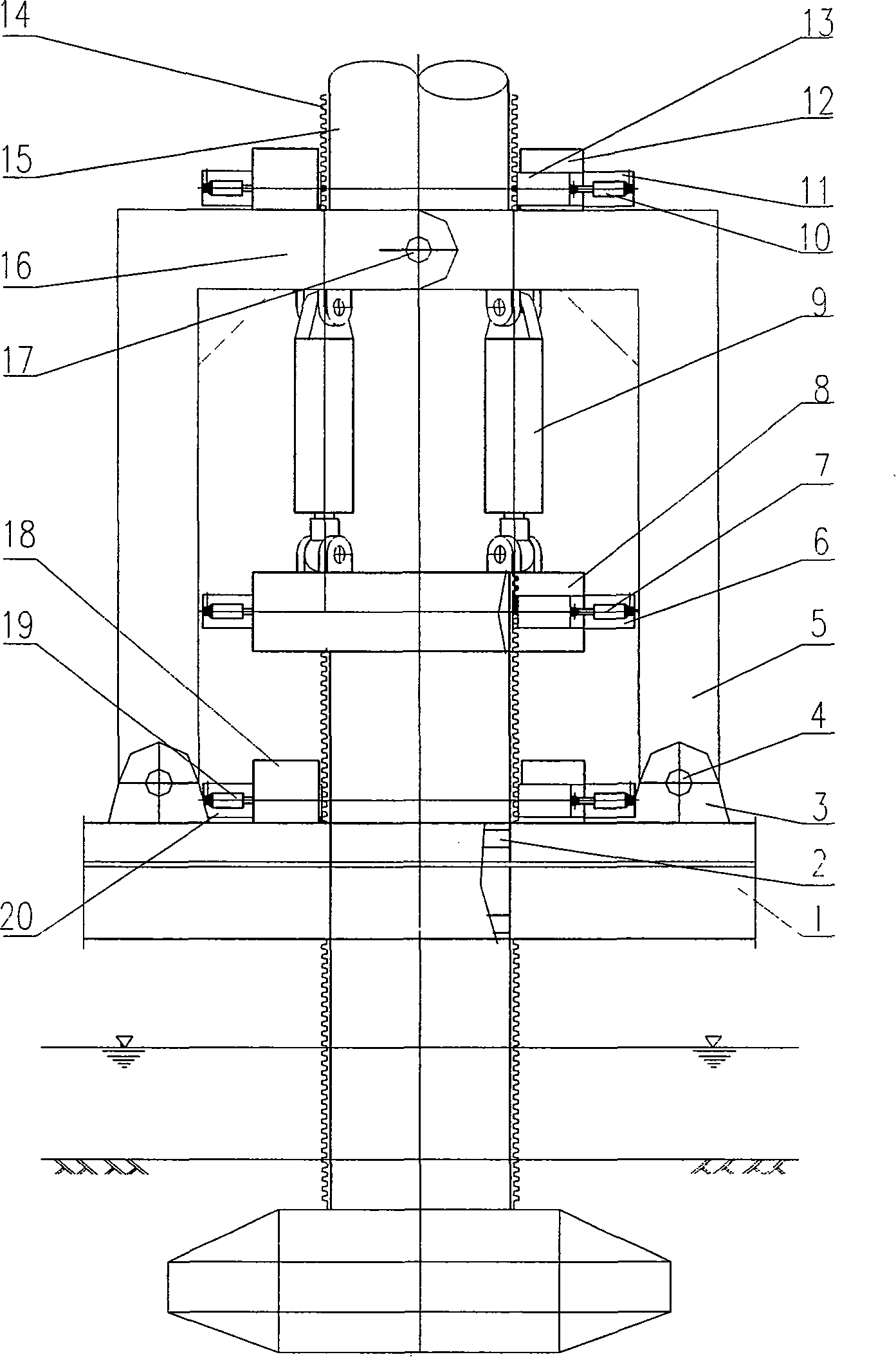 Repeatedly-usable elevator apparatus