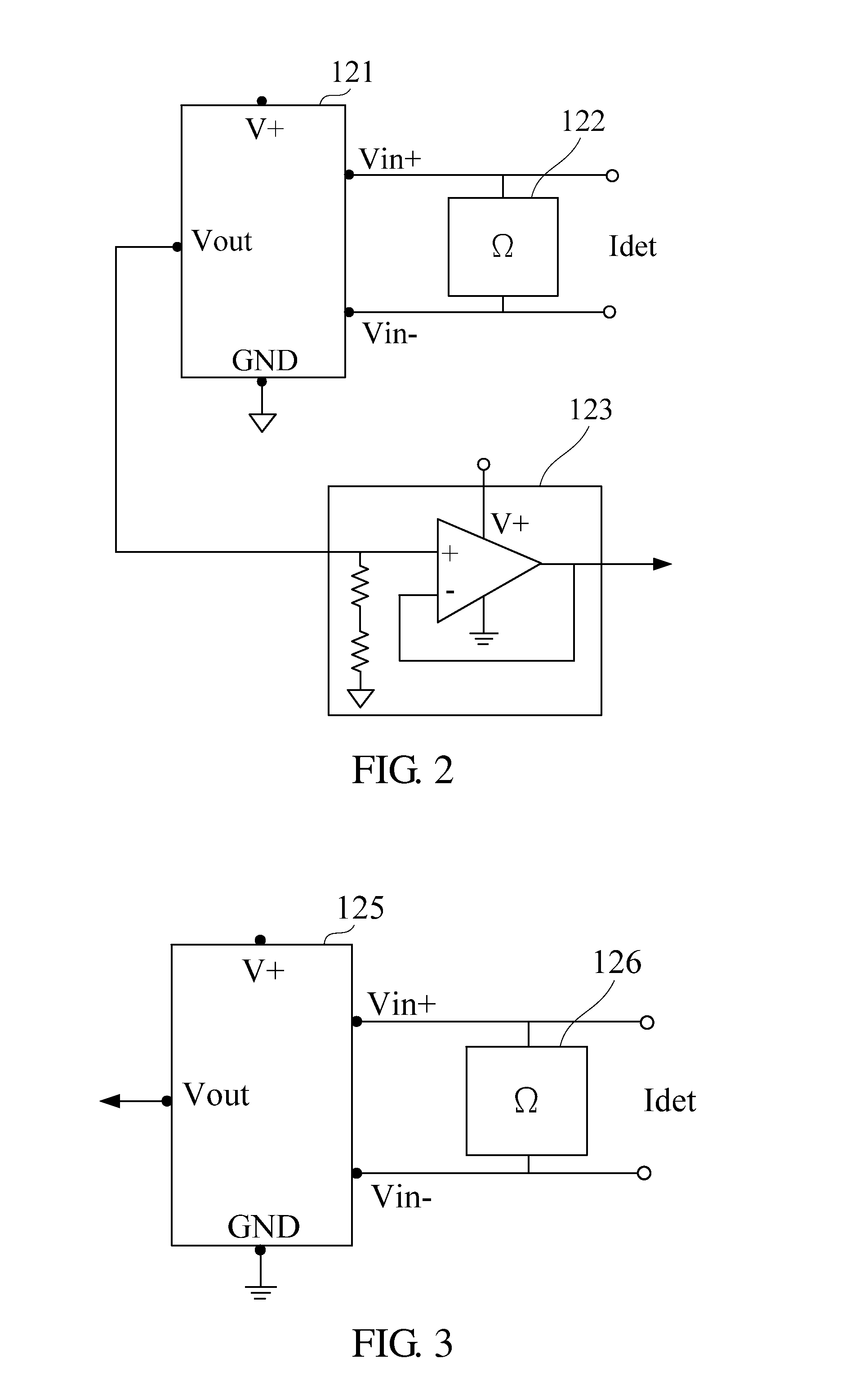 Voltage and current measuring device