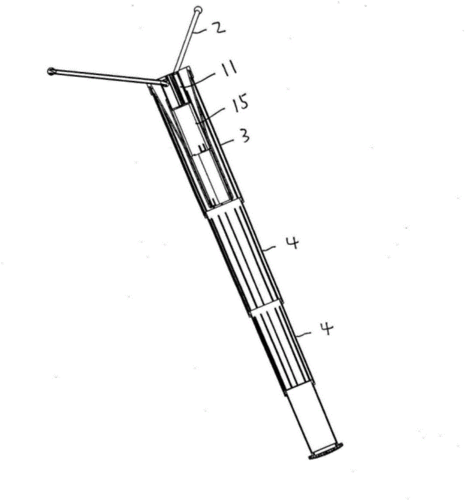 Single-leg supporting portable folding stool