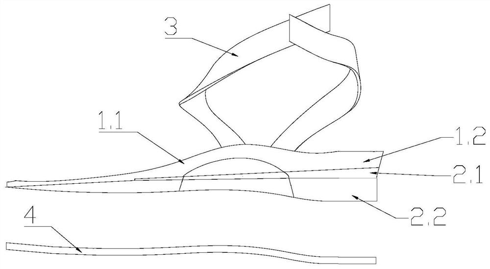 Ankle joint instability rehabilitation training insole