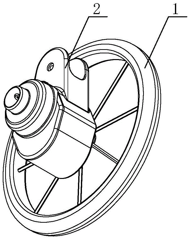 Braking mechanism of baby carriage and baby carriage