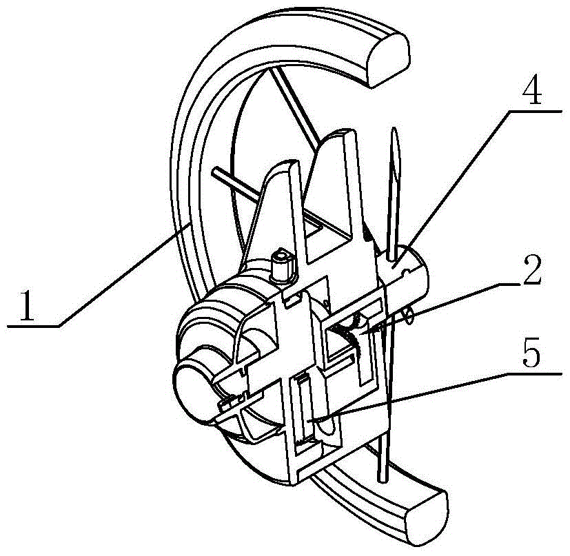 Braking mechanism of baby carriage and baby carriage