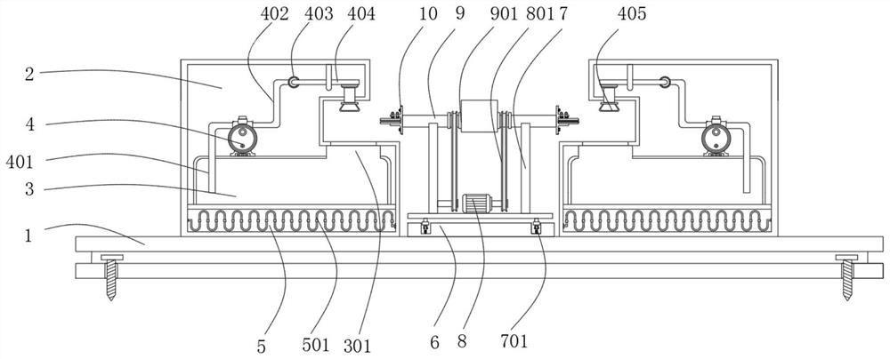 Electronic component gluing device