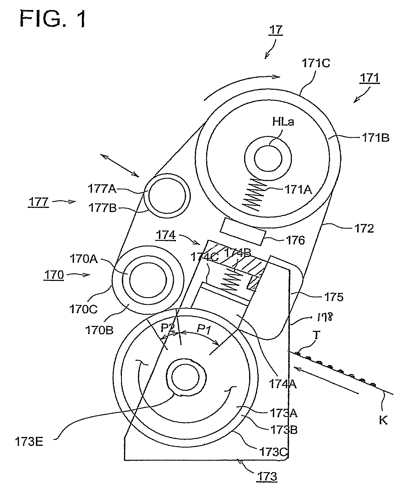 Image forming apparatus having a fixing device for fixing toner image formed on a sheet by an endless fixing belt engaged with a fixing roller