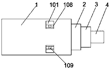 Card connector for computer network cable head and using method