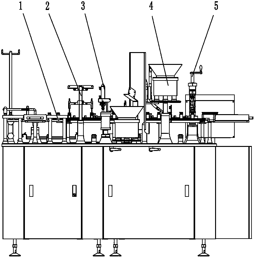 Filling-capping integrated machine