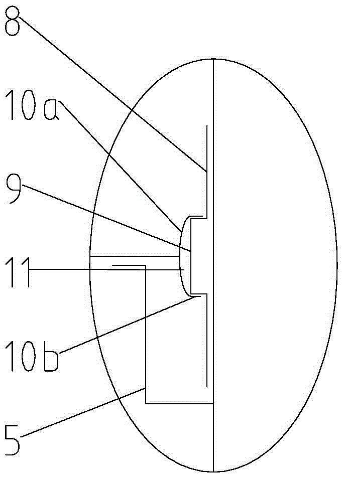 Circular fireproof valve