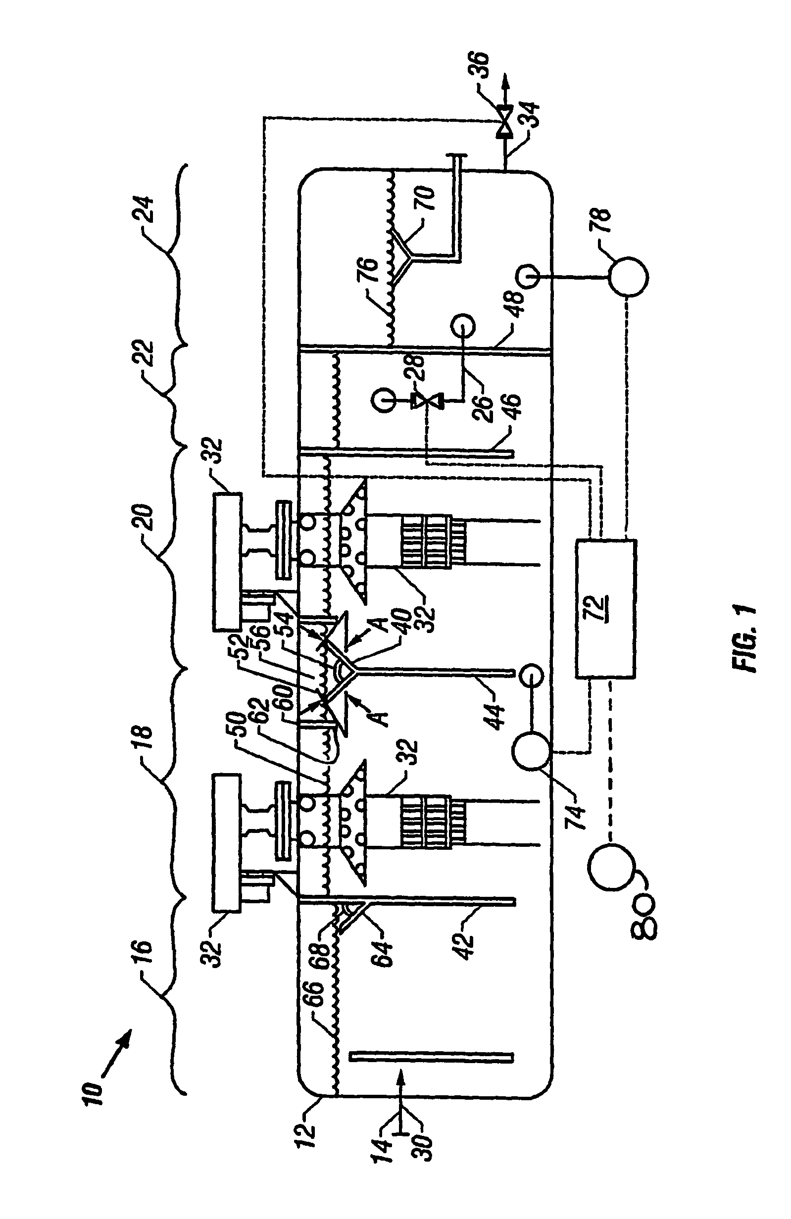 Dual-cell mechanical flotation system with intermittent skimming