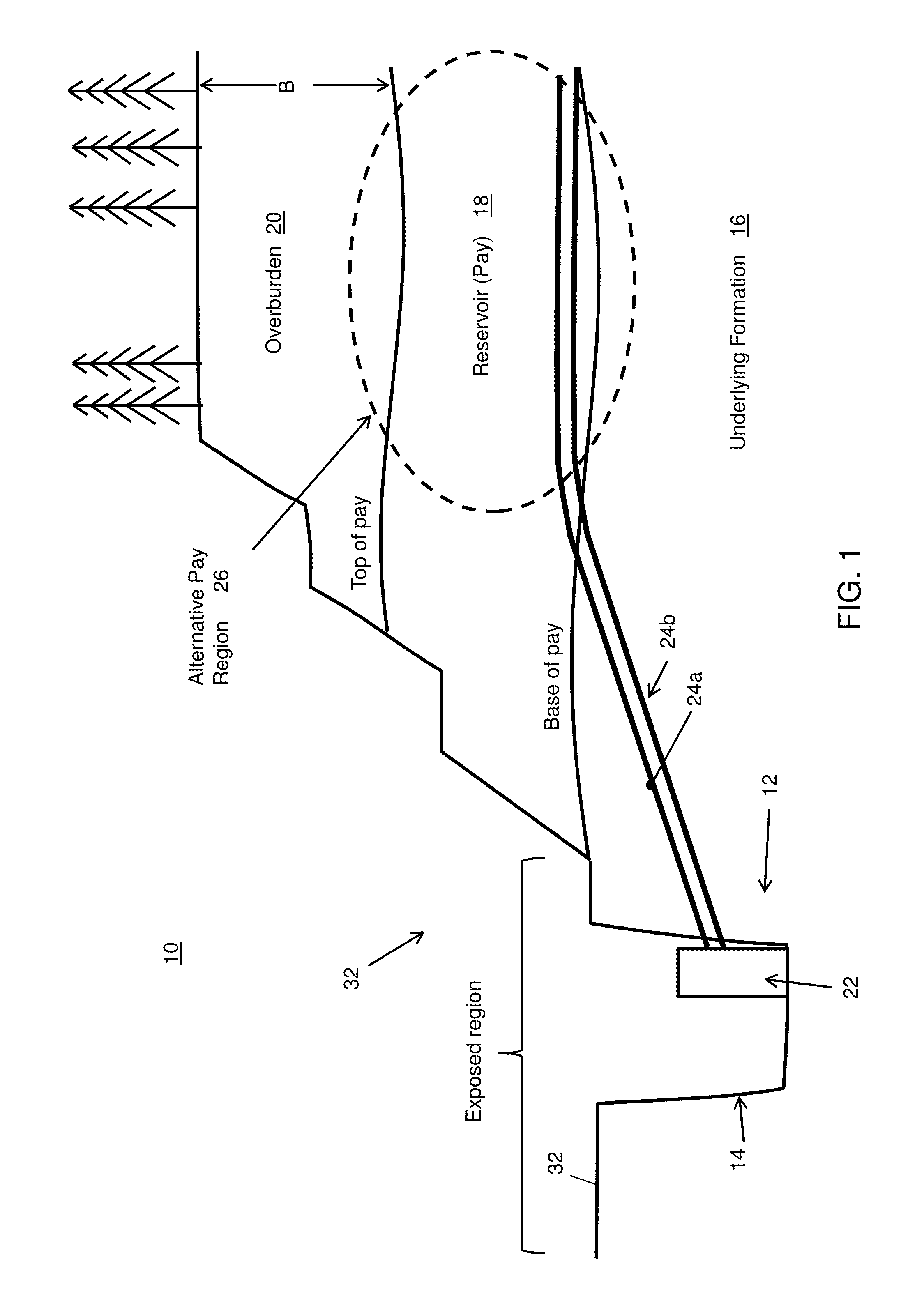 In situ gravity drainage system and method for extracting bitumen from alternative pay regions