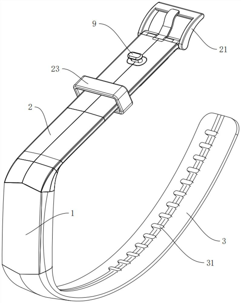 Wristband watchband with conductive function