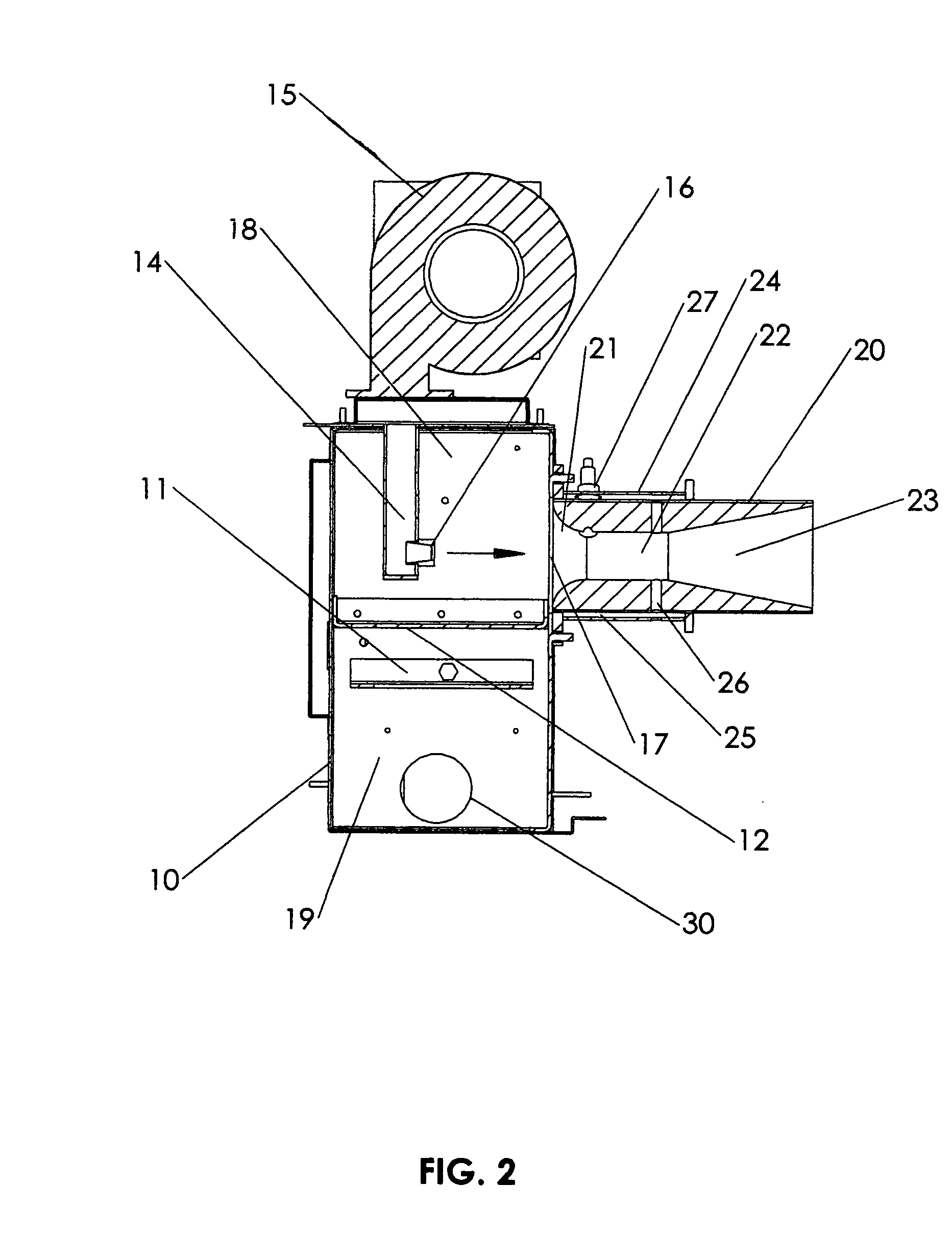 Device for gasification and combustion of solid fuel