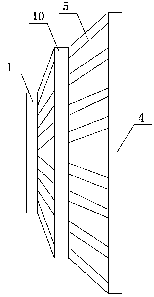 Dust removing device for open pit mine