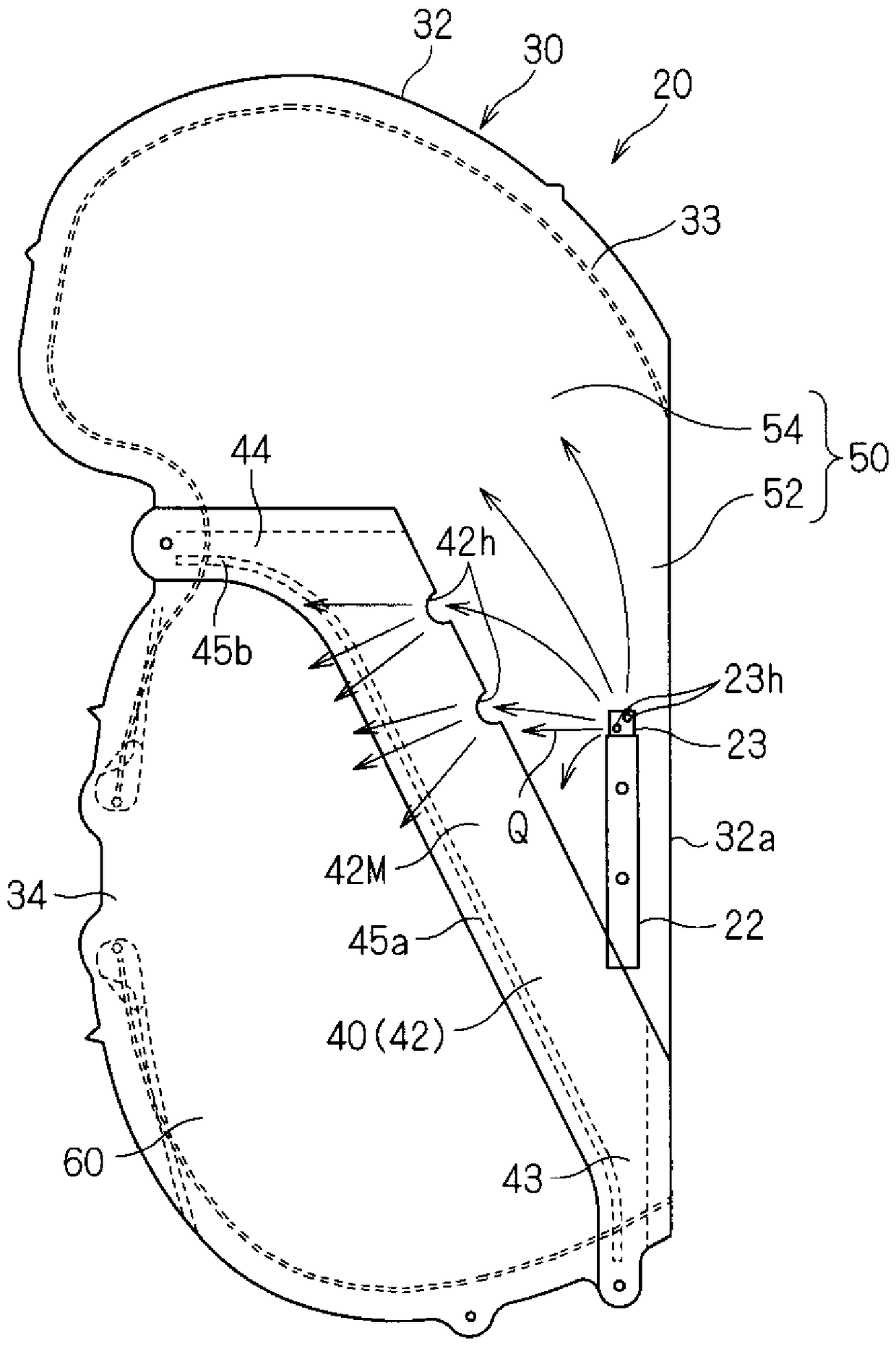 side airbag device