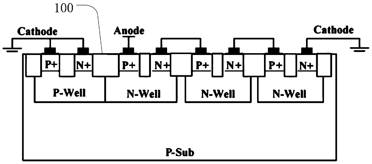 DTSCR-based transient voltage suppressor