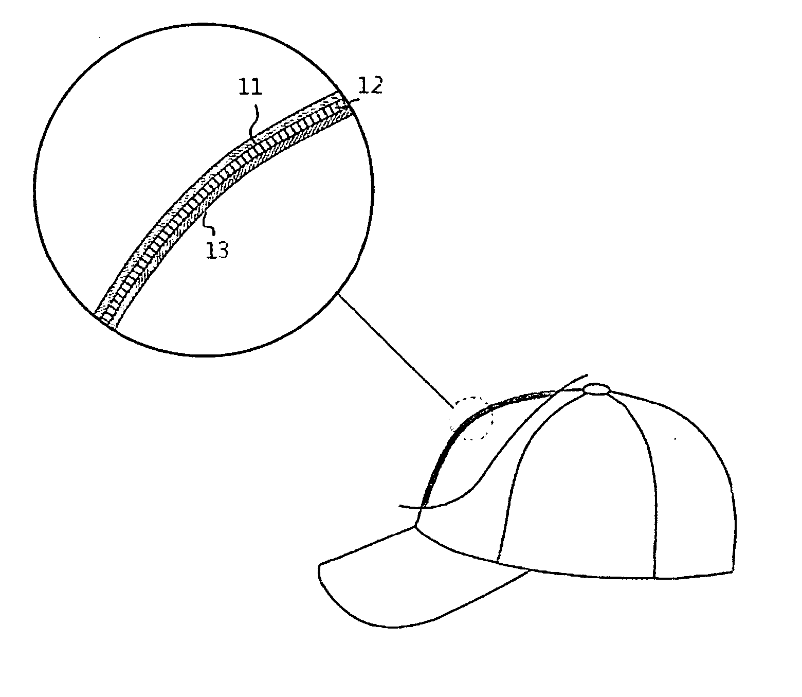 Shape-maintenance cap