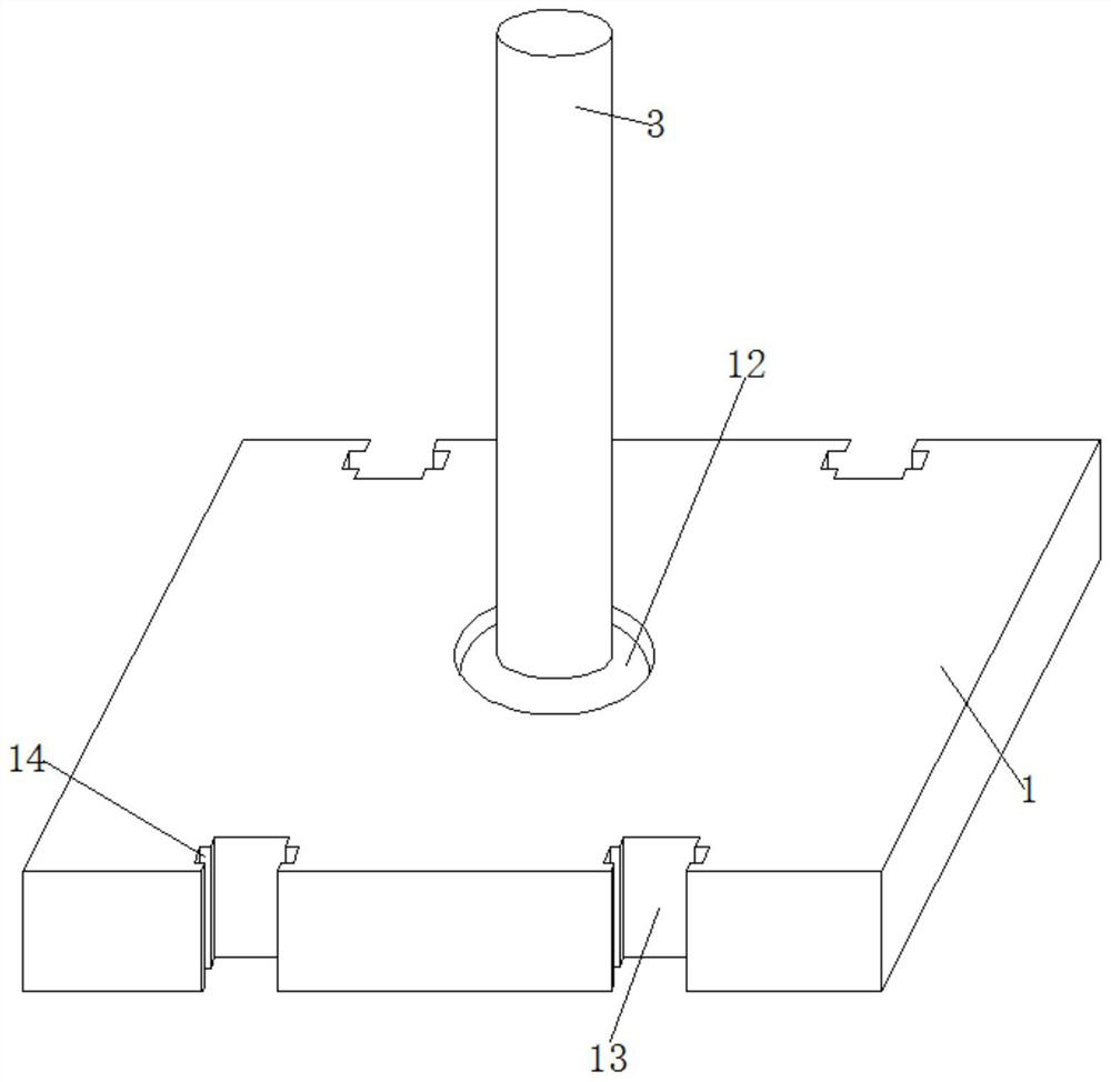 A rotating type holding plate cleaning kettle