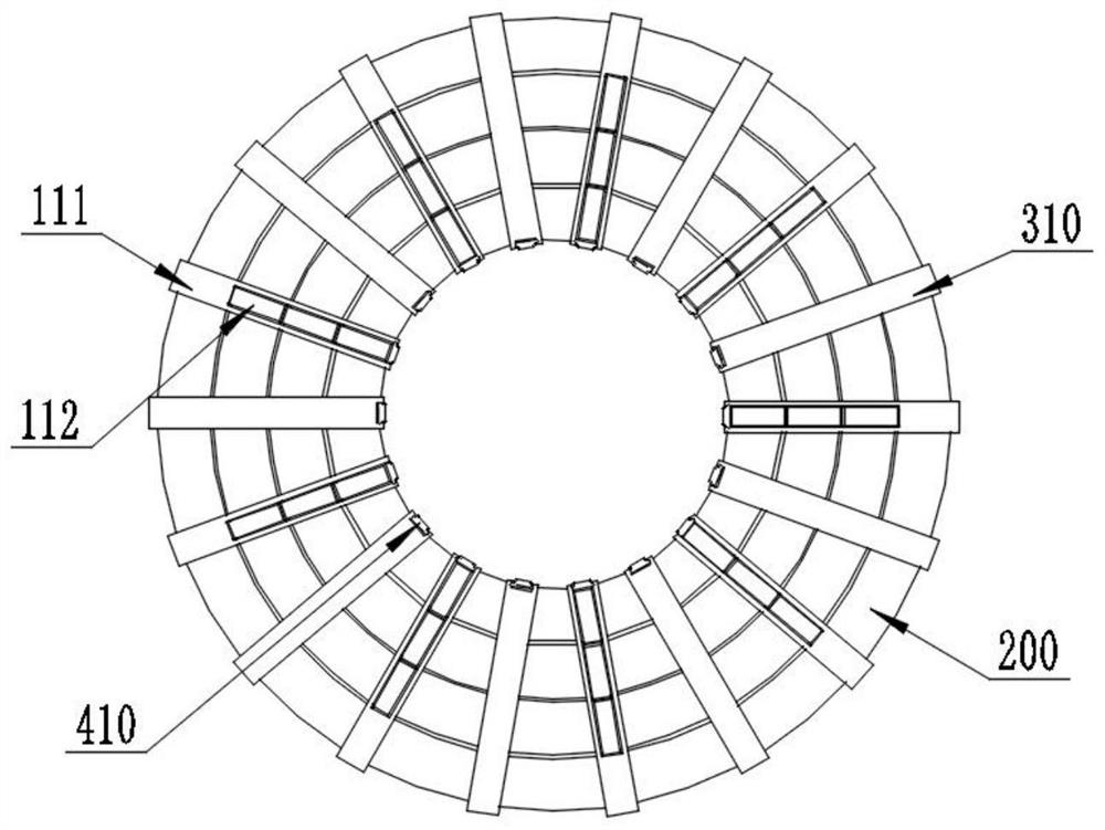 Combined transformer coil support system