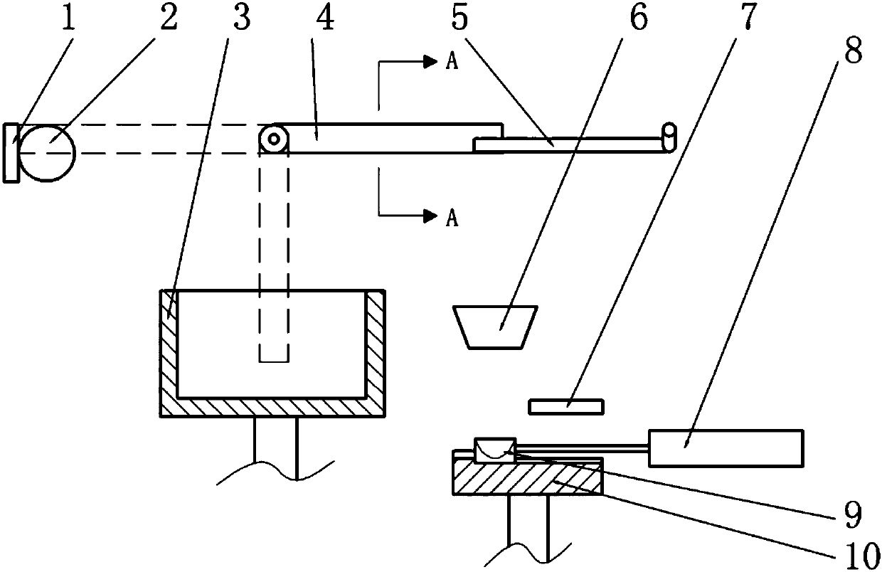 Slicing, deep-frying and packing integrated device