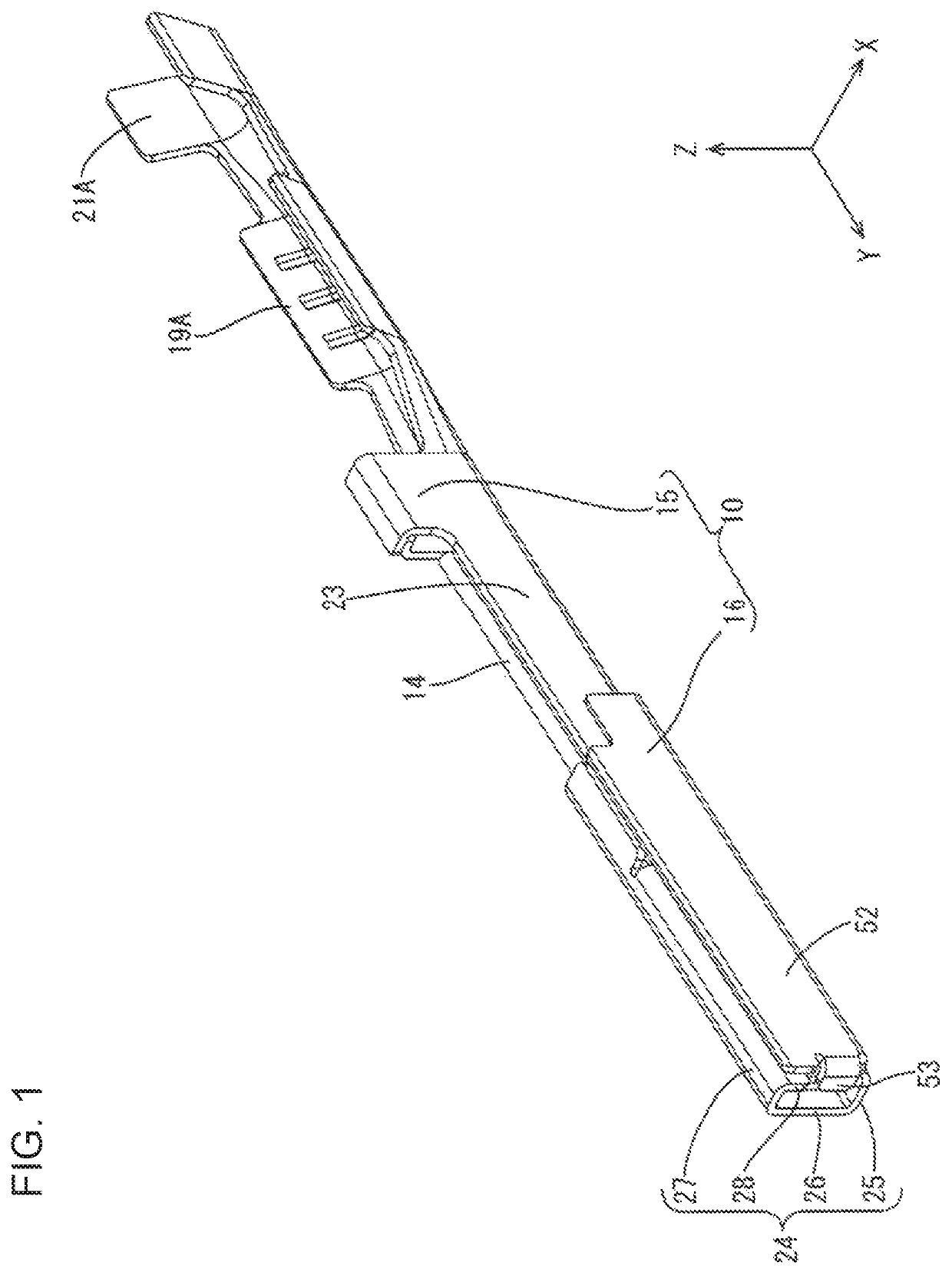 Male terminal, male connector, jig and method for assembling male connector