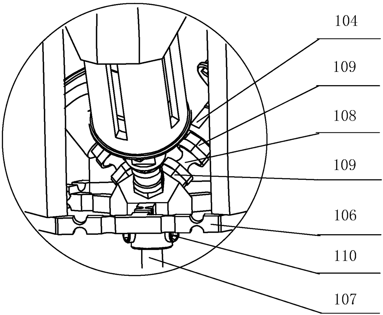 Ultrasonic machining tool with three groups of ultrasonic vibrators formed into conical structure and controlling method