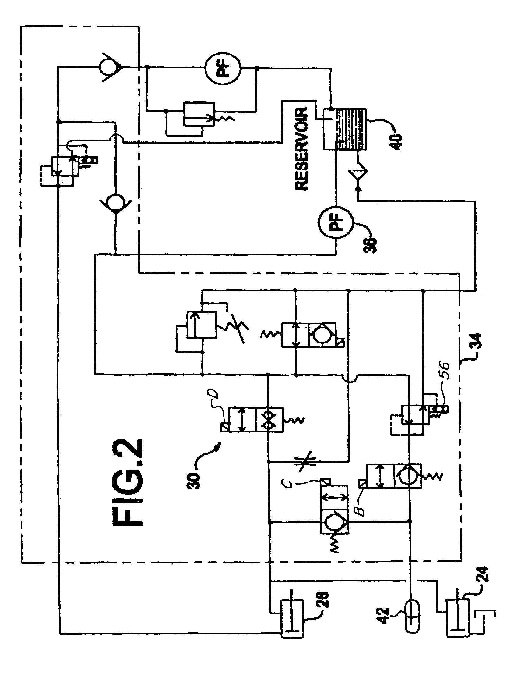 Method for managing the electrical control system of a windrower header flotation and lift system