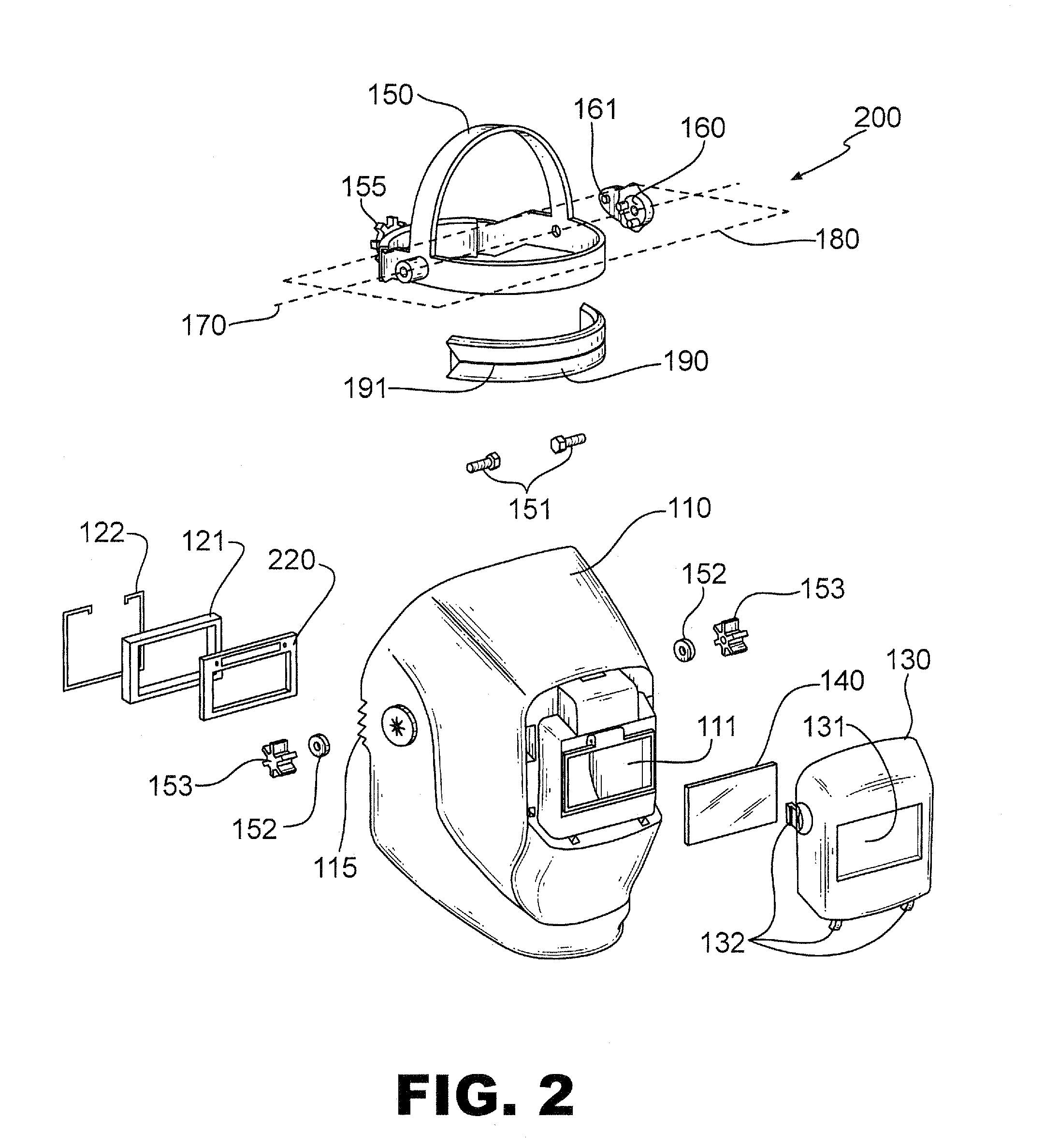 User-friendly welding helmet assembly