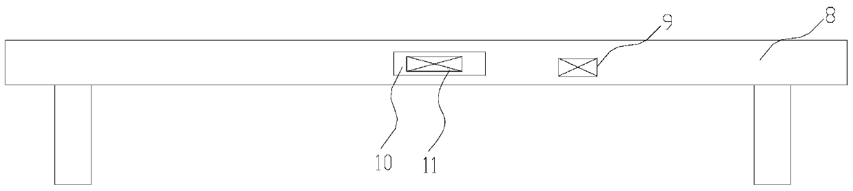 An armrest walking stick, a bed, and an adsorption control method for the armrest walking stick and the bed