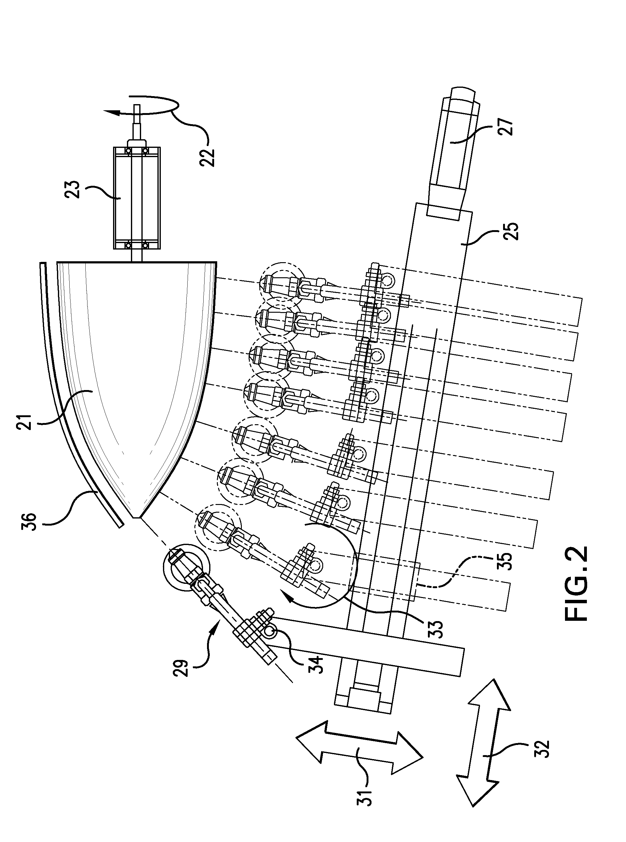 Method and apparatus for applying electronic circuits to curved surfaces
