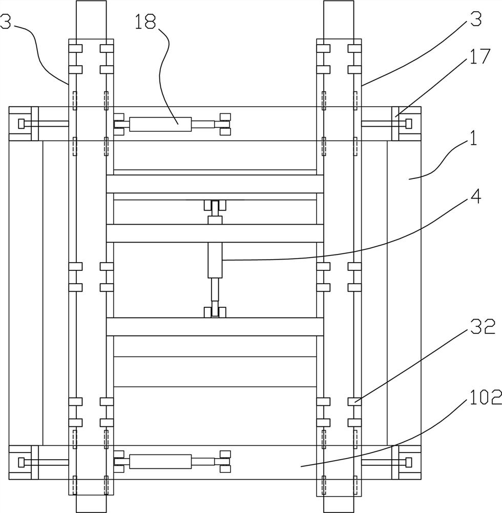 Heavy structure loading and unloading automatic control device