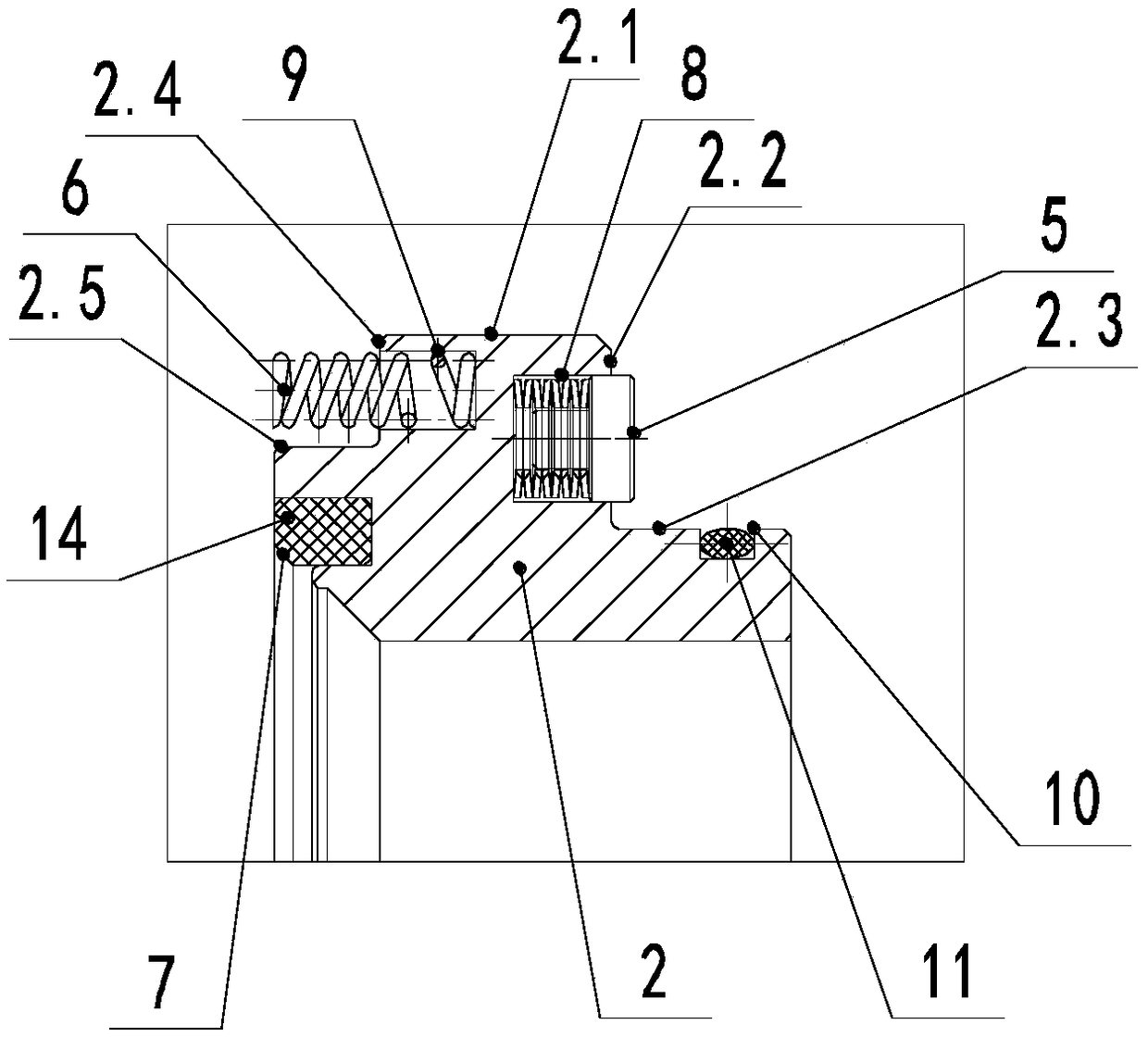 An Adaptive Bidirectional Floating Seat Structure