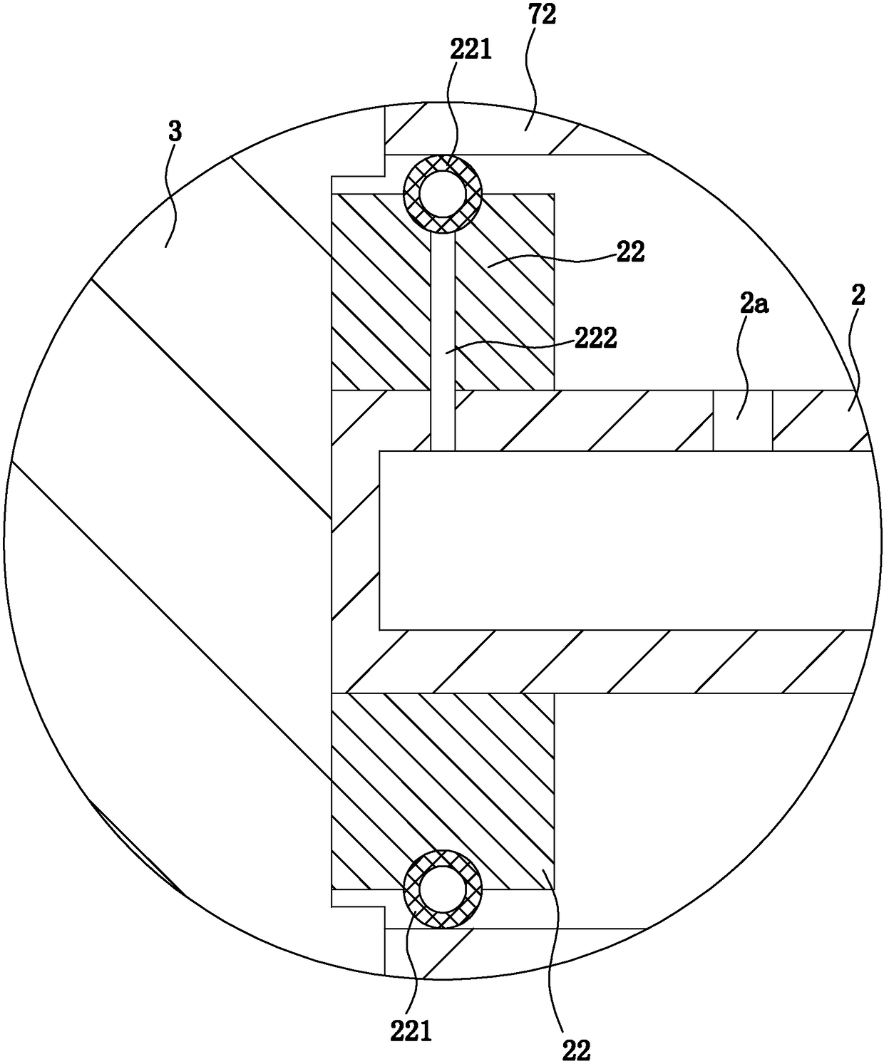 A high pressure gas detector