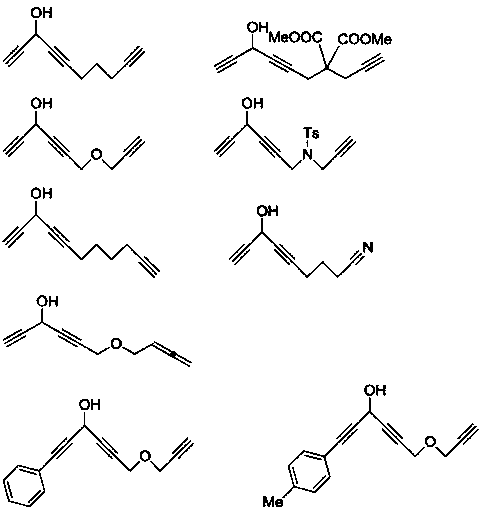 Chain polyyne compound and its preparation method and application