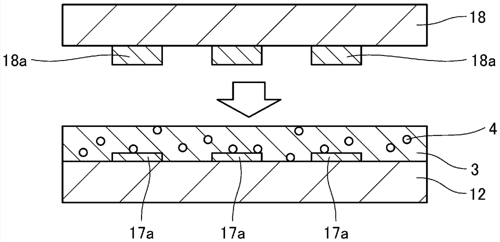 Method for producing connected body, method for connecting electronic component, and connected body