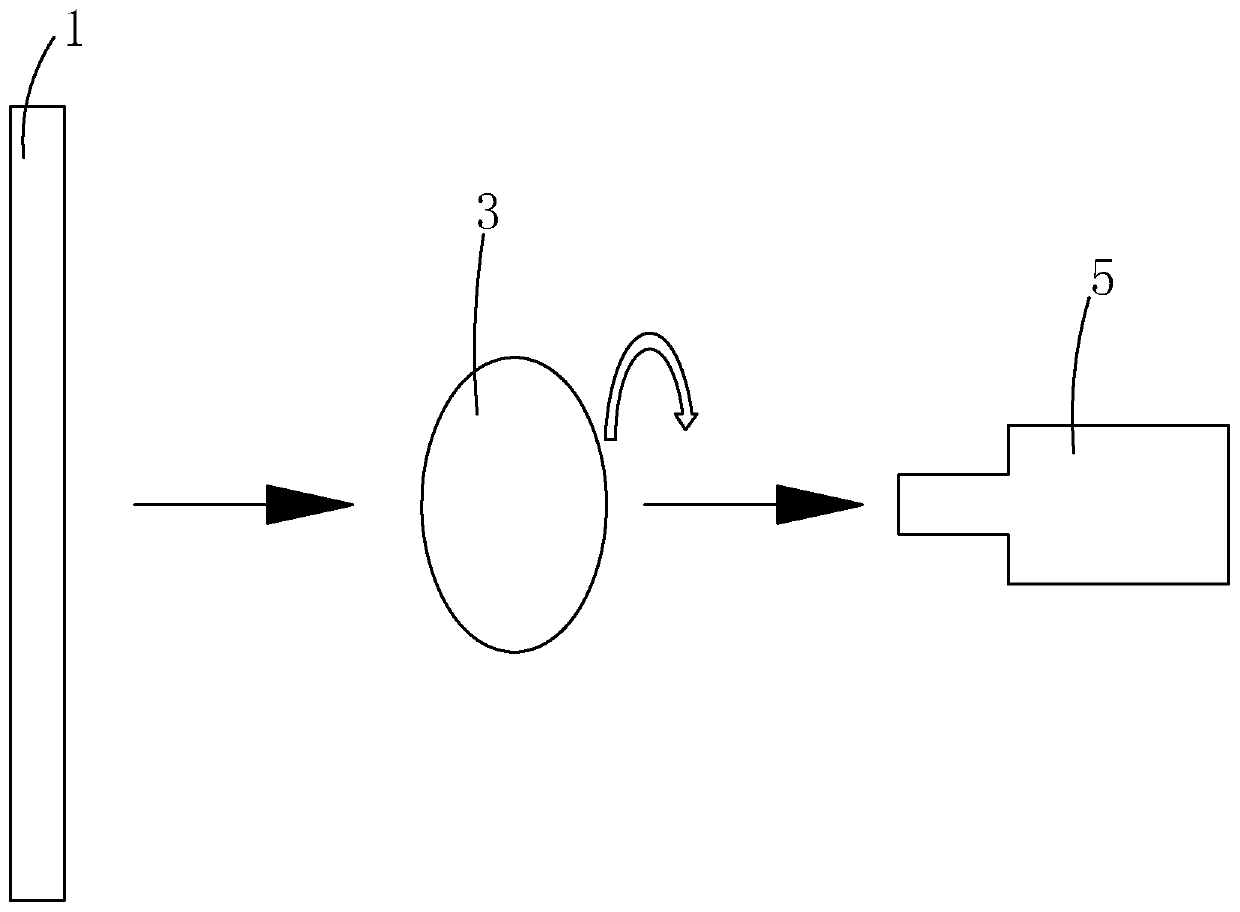 Circular polarizing panel detection method and circular polarizing panel detection device