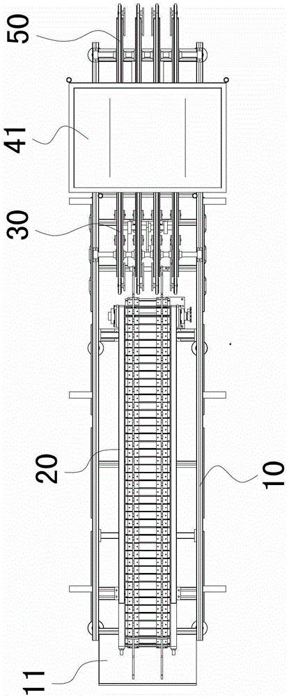 Glass automatic processing device after active reagent coating and processing method thereof