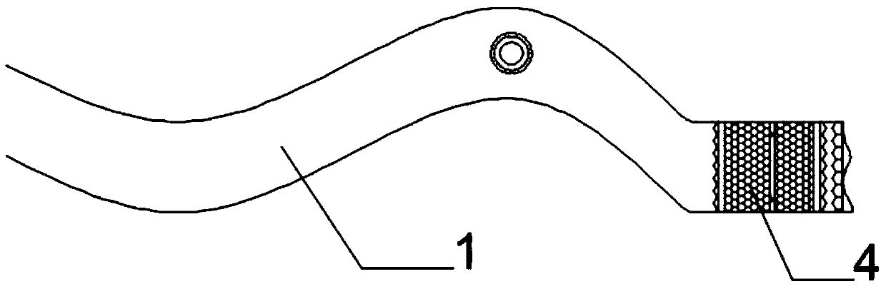 Spiral chute structure capable of using in combination and butt-joint