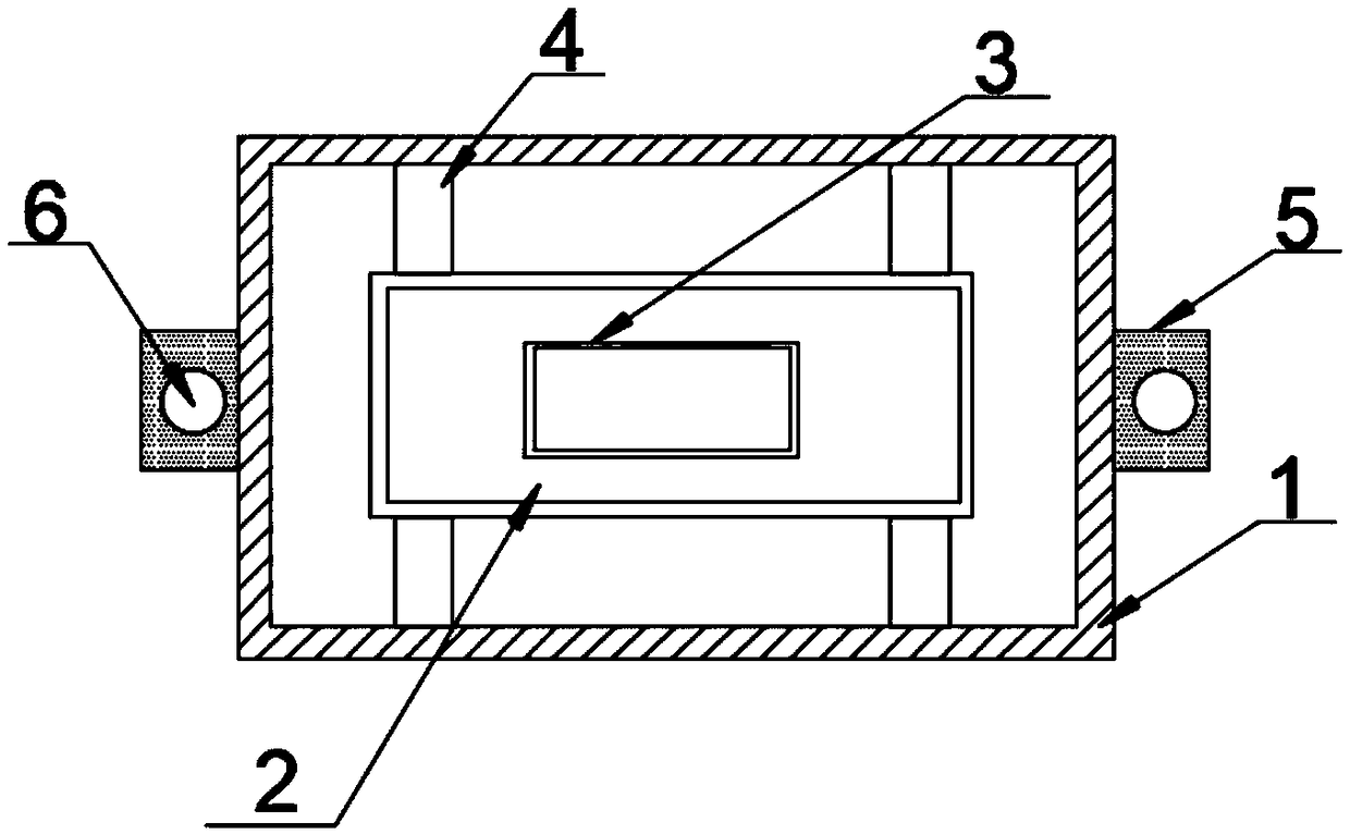 Sensor with flame retardant device