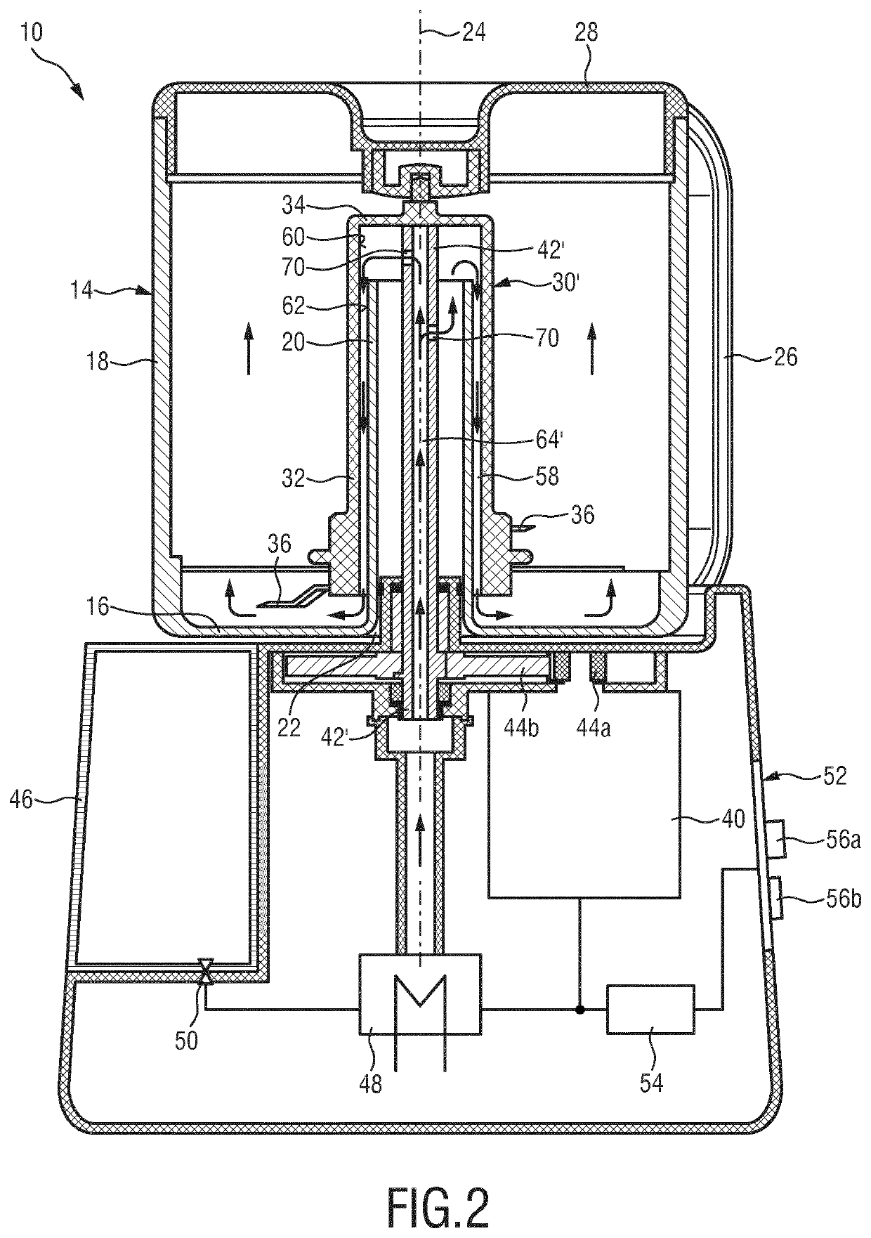 Apparatus for steaming and blending a food product