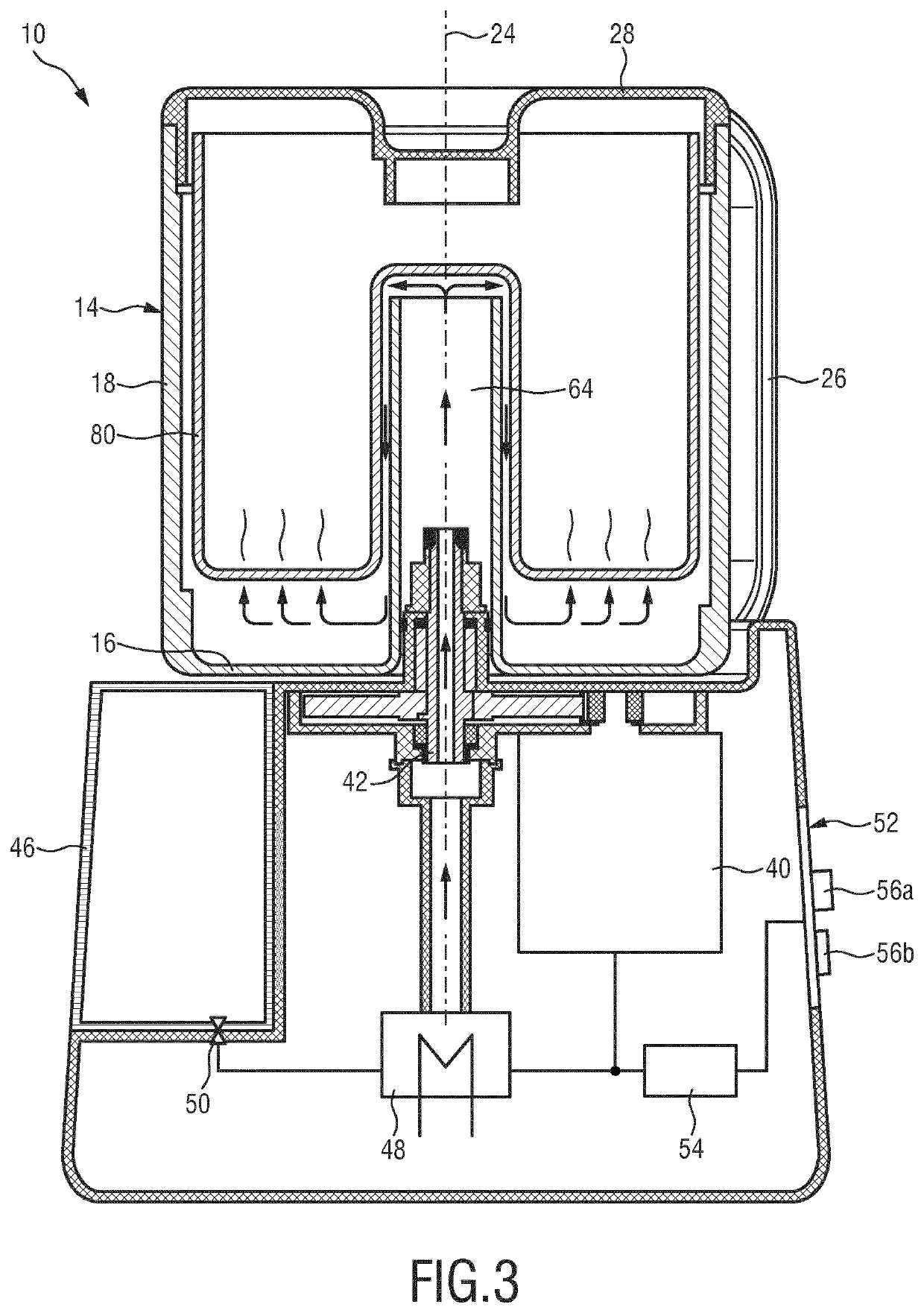 Apparatus for steaming and blending a food product