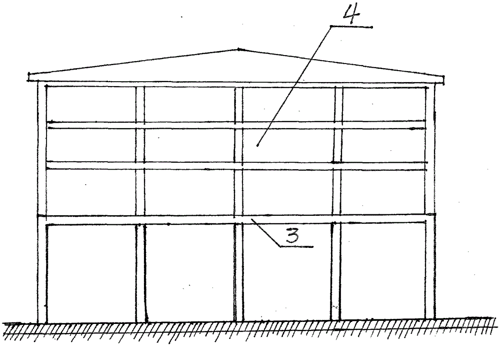 A method for updating and reconstructing the structure of a motor vehicle parking lot by adding floors