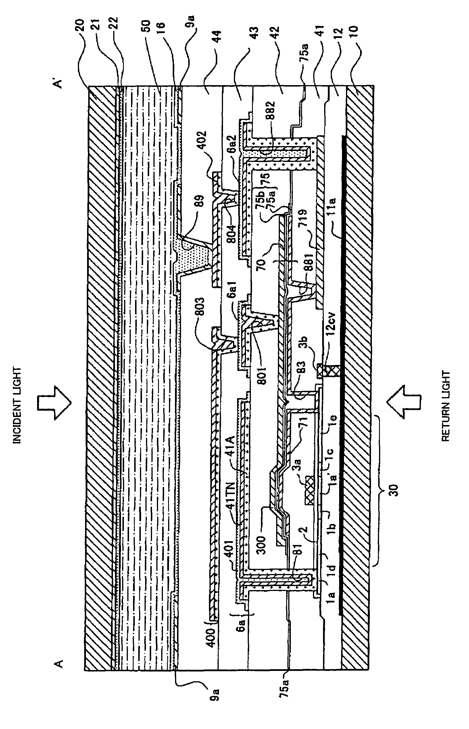 Wiring structure, method of manufacturing the same, electro-optical device, and electronic device