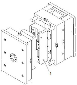 Railway gauge block mold with fine-tuning size and its size fine-tuning method