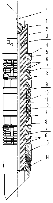 An easy-to-drill anti-rotation fracturing bridge plug