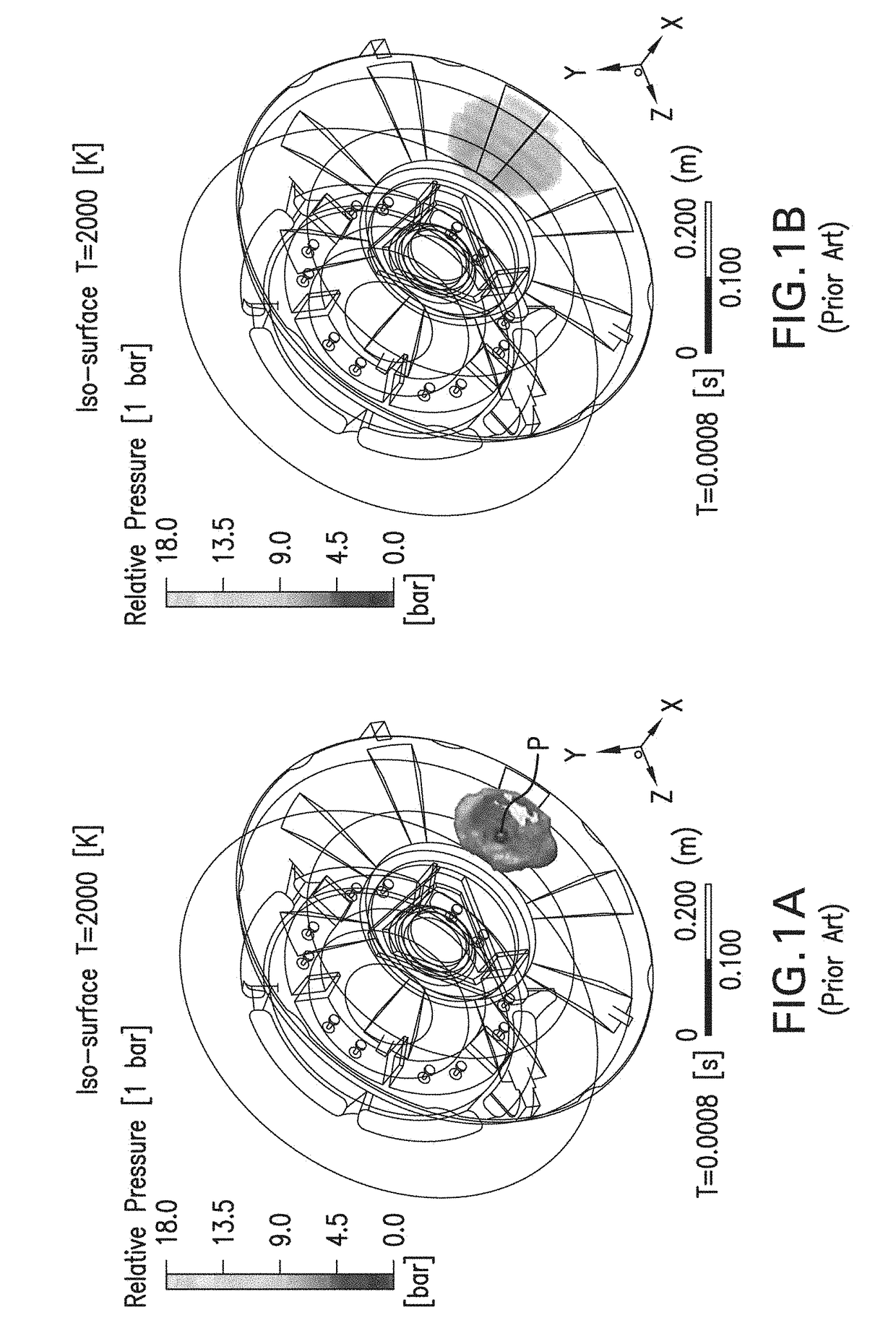 Internal pressure attenuator device for rotating electrical machines able to operate in explosive atmospheres