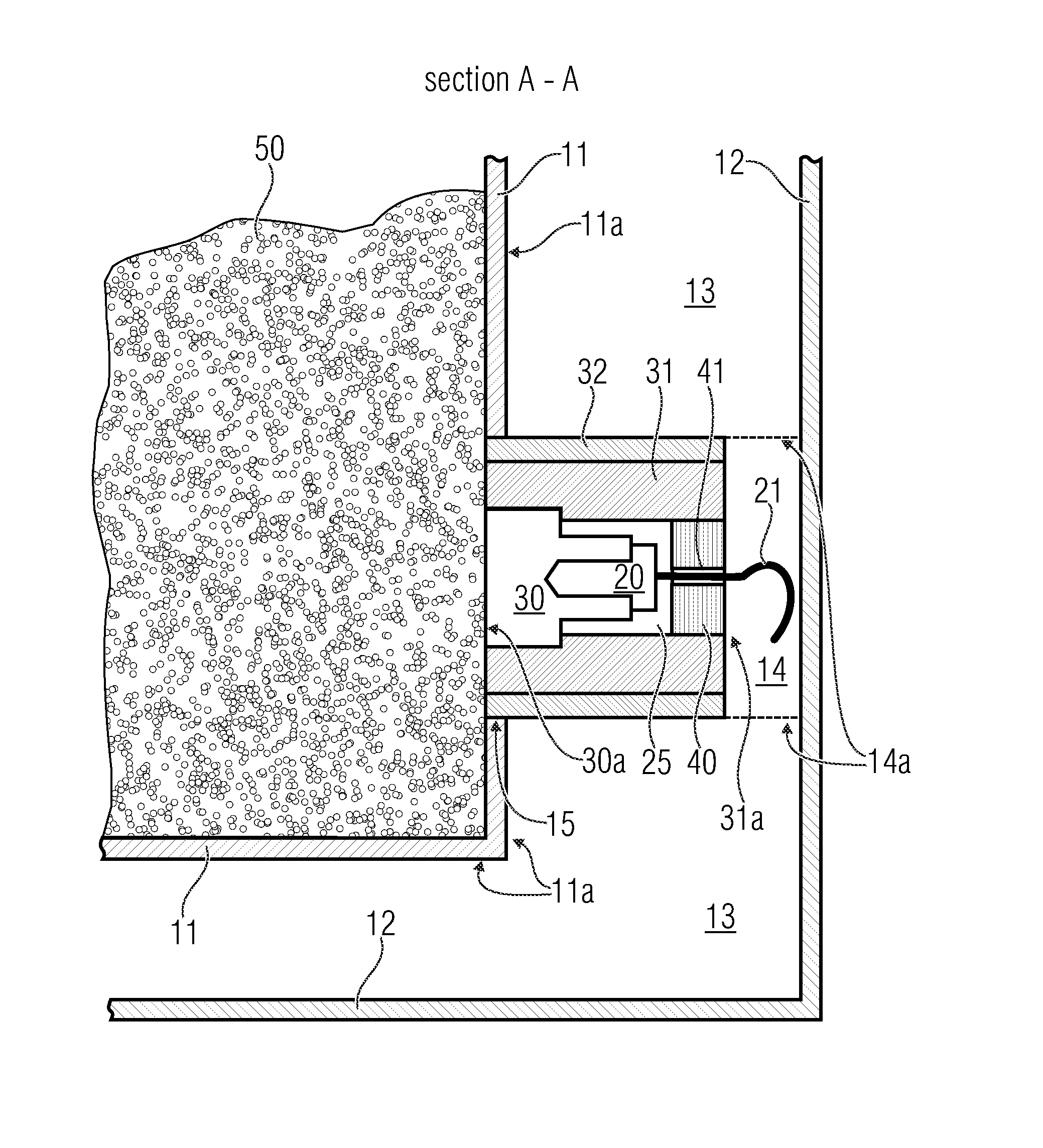 Temperature measuring device and transport vehicle skip
