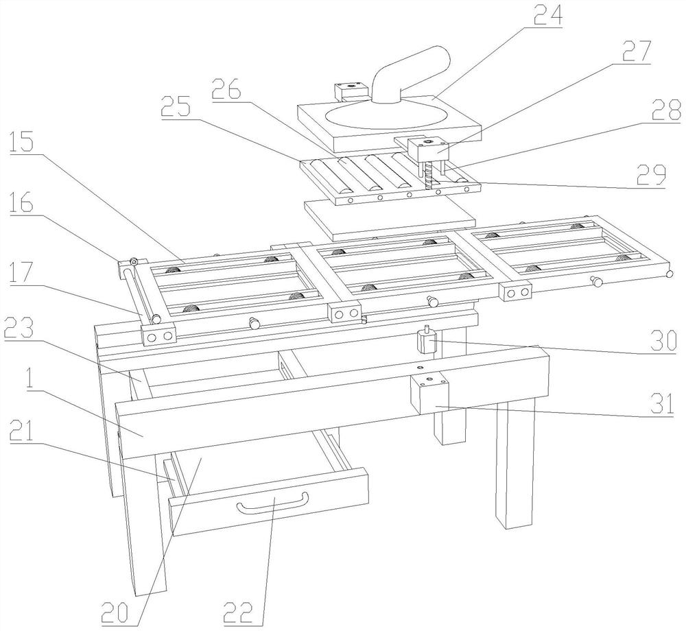 Clamping device for laser cutting machine