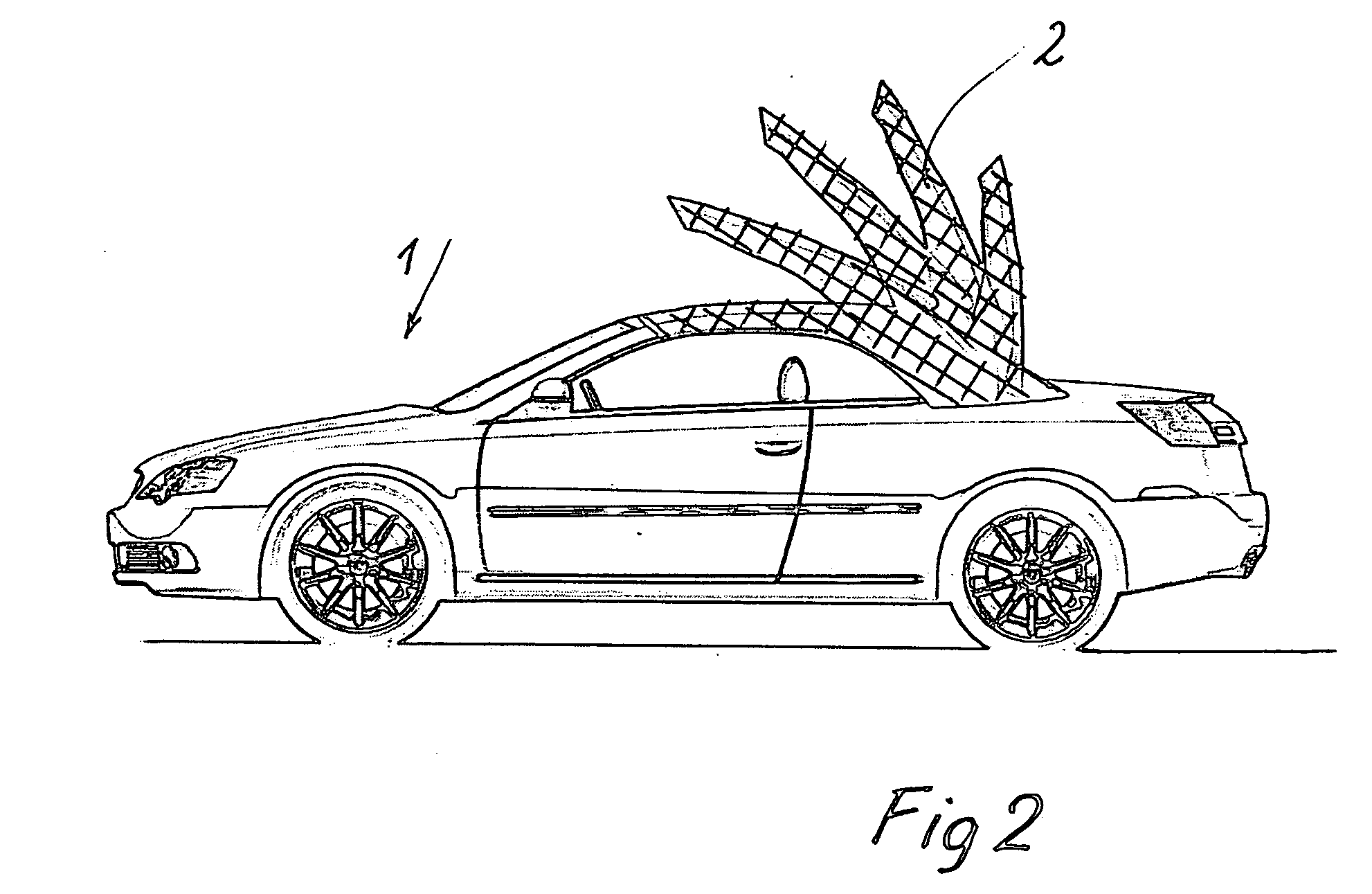 Pneumatically inflatable structural element for automotive vehicles