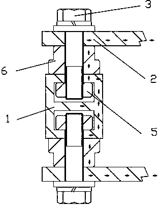 Copper bar connecting structure production method