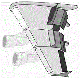 Self-adaptive wing with variable wing surface curvature and control manner of aircraft thereof