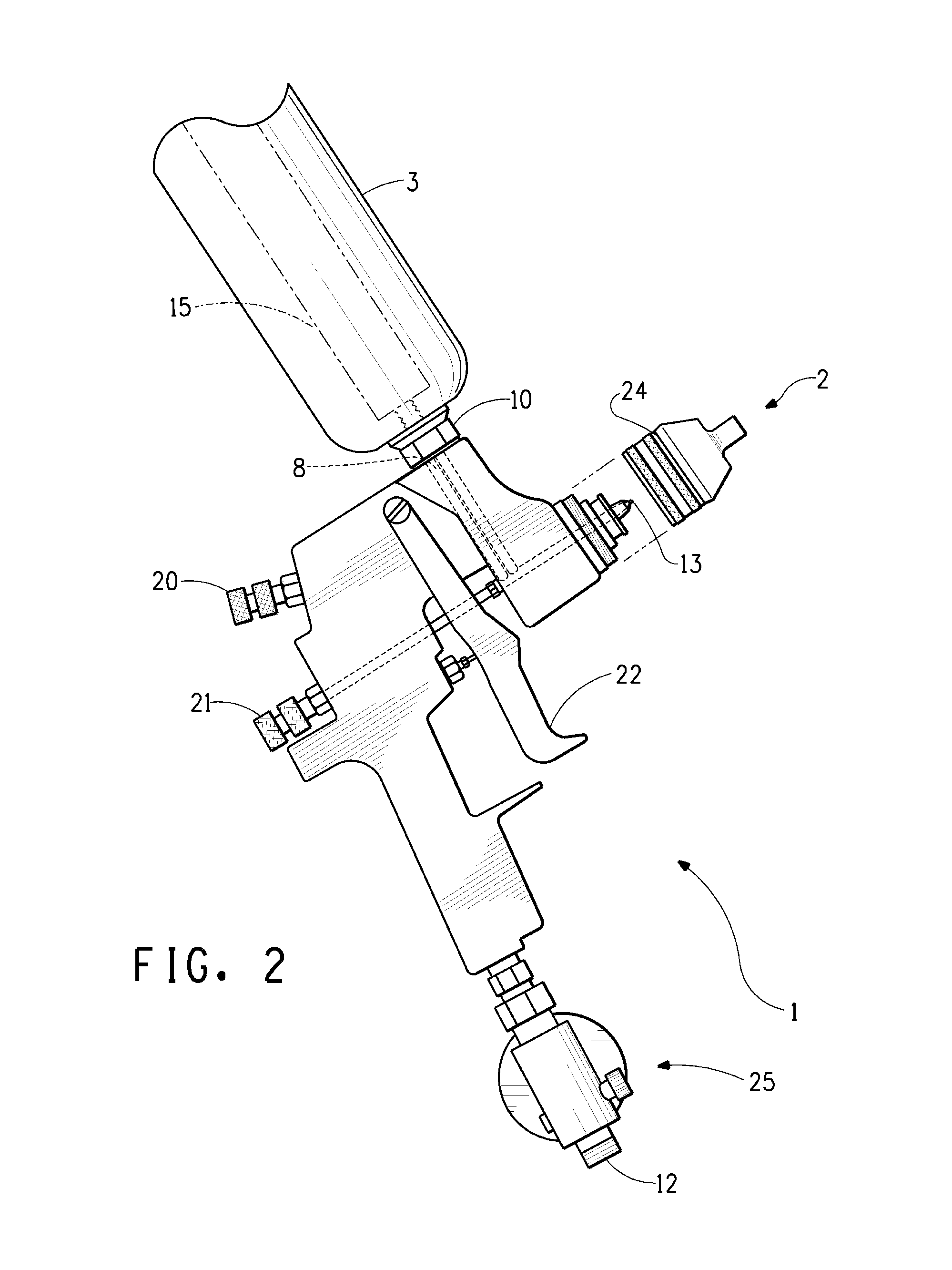 Spray device and use thereof